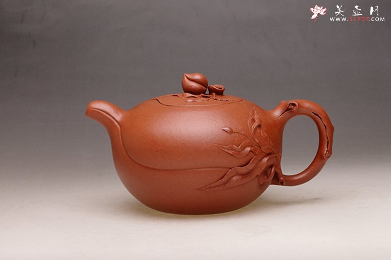 紫砂壶图片：寿桃 - 宜兴紫砂壶网
