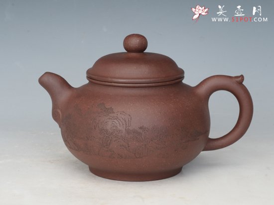 紫砂壶图片：吉祥如意 - 宜兴紫砂壶网