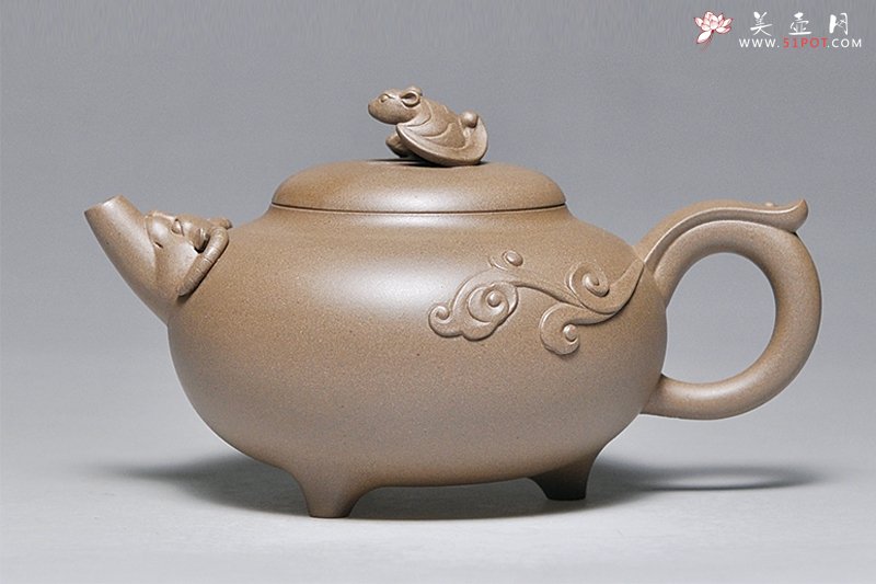 紫砂壶图片：吉祥纳福 - 宜兴紫砂壶网