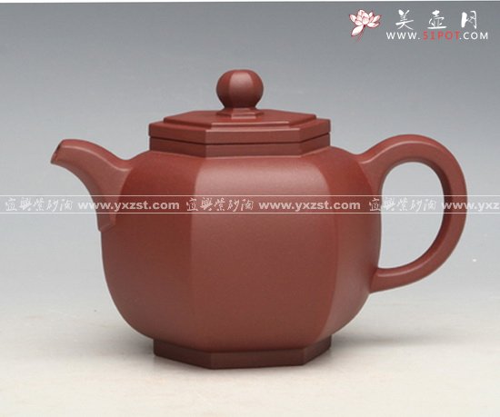 紫砂壶图片：六方高灯 - 宜兴紫砂壶网