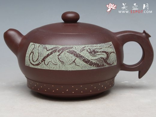 紫砂壶图片：龙山遗韵 - 宜兴紫砂壶网