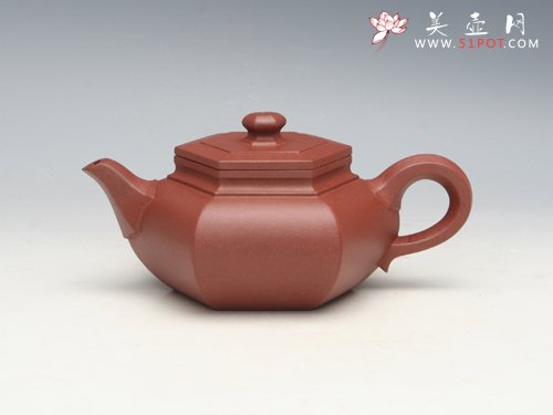 紫砂壶图片：六方 原矿底槽清 ... - 宜兴紫砂壶网