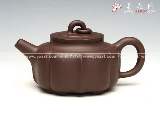 紫砂壶图片：玉环凌花 - 宜兴紫砂壶网