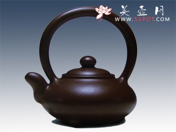 紫砂壶图片：圣珠提梁 - 宜兴紫砂壶网