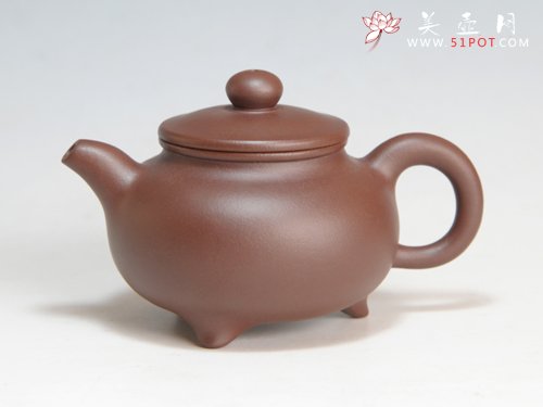 紫砂壶图片：鼎福壶 - 宜兴紫砂壶网