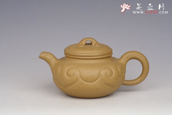 紫砂壶图片：仿古如意250CC - 宜兴紫砂壶网