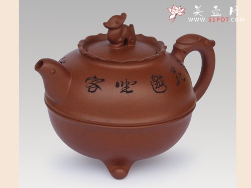 紫砂壶图片：百年好合 - 宜兴紫砂壶网