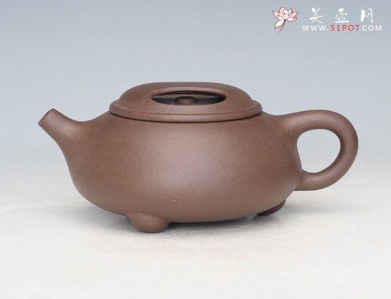 紫砂壶图片：牛盖石瓢 - 宜兴紫砂壶网