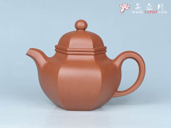 紫砂壶图片：六方掇球 - 宜兴紫砂壶网