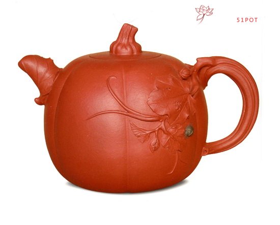 紫砂壶图片：南瓜 - 宜兴紫砂壶网