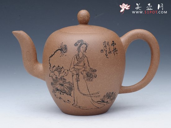 紫砂壶图片：美人肩 - 宜兴紫砂壶网