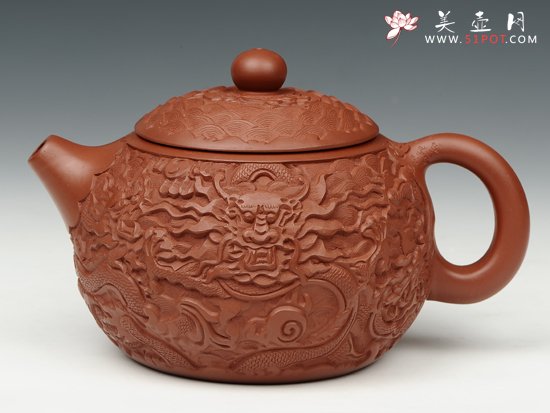 紫砂壶图片：九龙生子 - 宜兴紫砂壶网