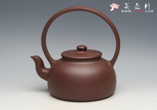 紫砂壶图片：大彬提梁 - 宜兴紫砂壶网