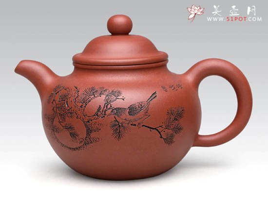 紫砂壶图片：大掇只  泥料：原矿清水泥  容量：450CC - 宜兴紫砂壶网