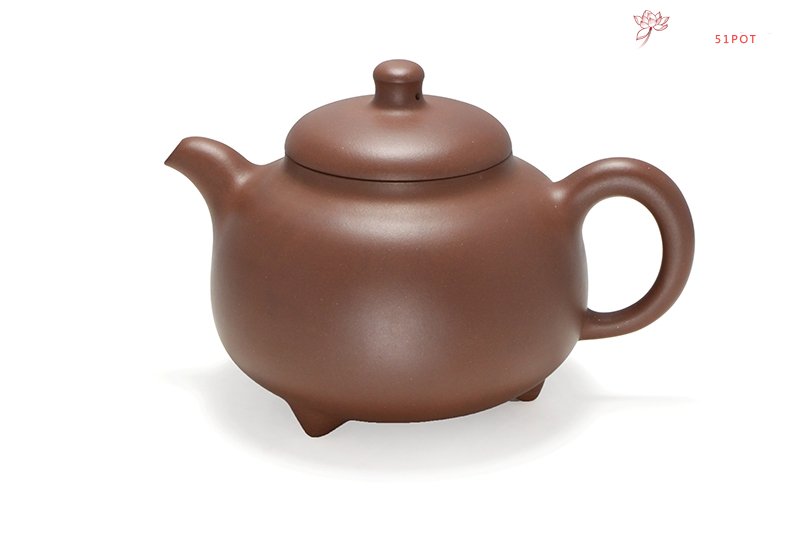 紫砂壶图片：三足乳鼎 - 宜兴紫砂壶网