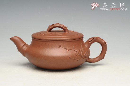 紫砂壶图片：梅竹双馨 - 宜兴紫砂壶网