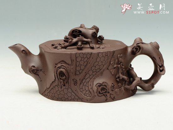 紫砂壶图片：梅桩 - 宜兴紫砂壶网