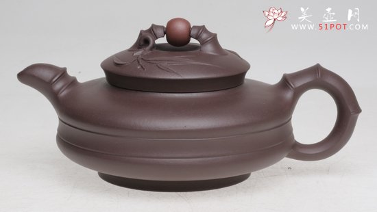 紫砂壶图片：逍遥竹 - 宜兴紫砂壶网