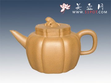 紫砂壶图片：狮子宫灯 - 宜兴紫砂壶网