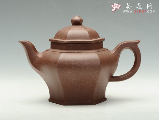 紫砂壶图片：六方宫灯 - 宜兴紫砂壶网