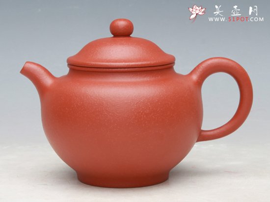 紫砂壶图片：掇只 朱泥 360cc - 宜兴紫砂壶网