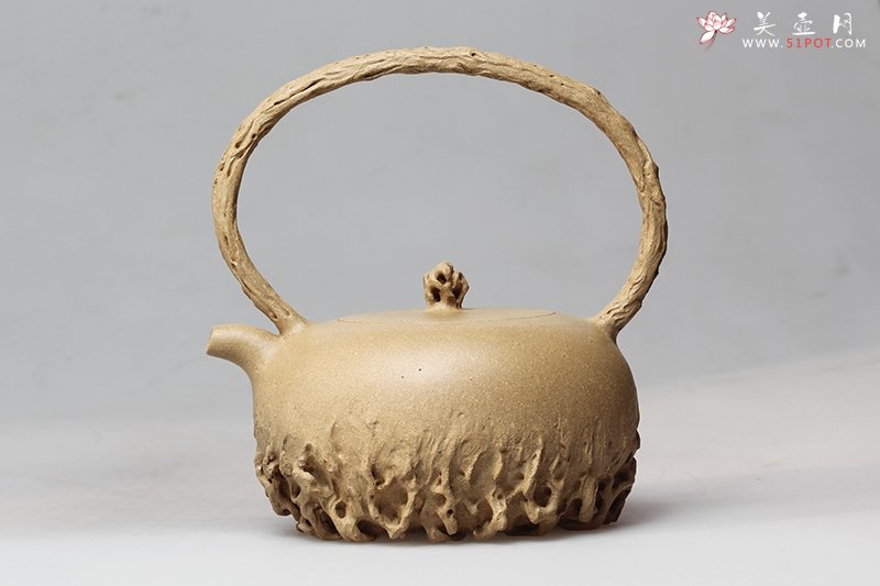 紫砂壶图片：本源提梁壶 - 宜兴紫砂壶网