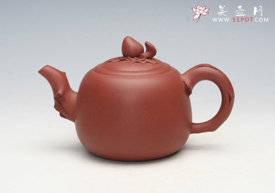 紫砂壶图片：寿桃 - 宜兴紫砂壶网