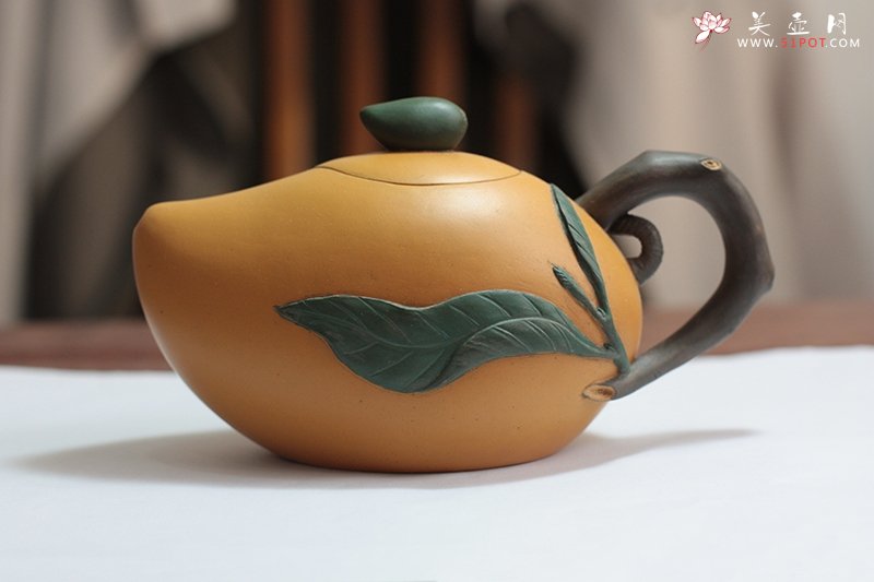 紫砂壶图片：芒果壶 - 宜兴紫砂壶网
