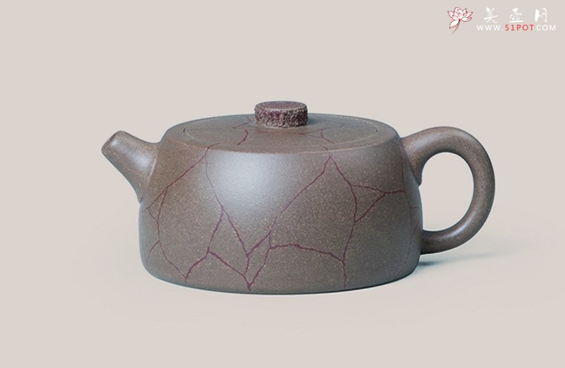 紫砂壶图片：冰纹井栏 - 宜兴紫砂壶网
