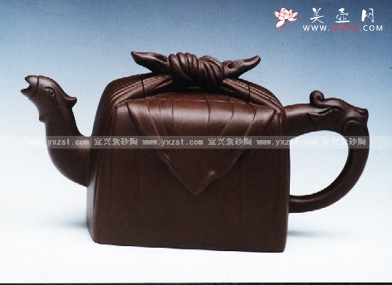 紫砂壶图片：大彬龙凤印龙壶 - 宜兴紫砂壶网