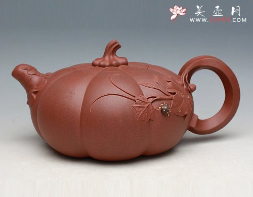 紫砂壶图片：南瓜壶 - 宜兴紫砂壶网