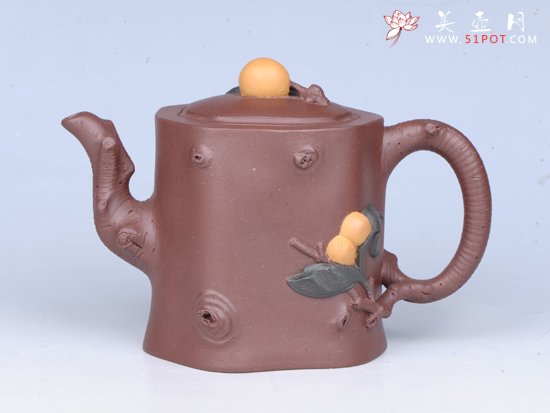 紫砂壶图片：枇杷桩 作者：范其华 - 宜兴紫砂壶网