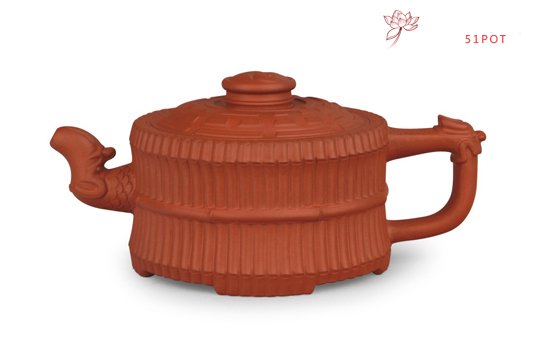 紫砂壶图片：龙头一捆竹 - 宜兴紫砂壶网