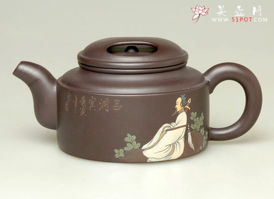 紫砂壶图片：八仙过海之吕洞宾 - 宜兴紫砂壶网