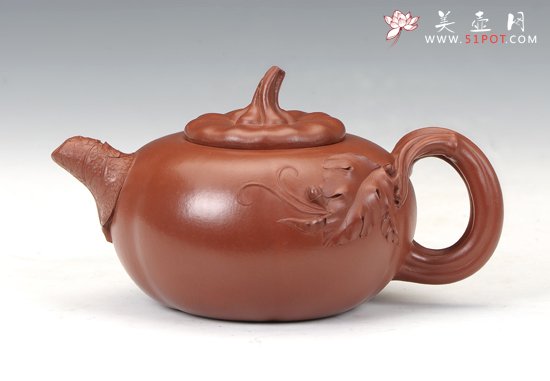 紫砂壶图片：翘南瓜 - 宜兴紫砂壶网