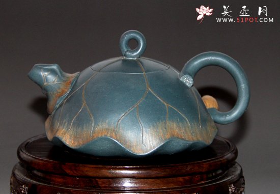 紫砂壶图片：荷叶 - 宜兴紫砂壶网