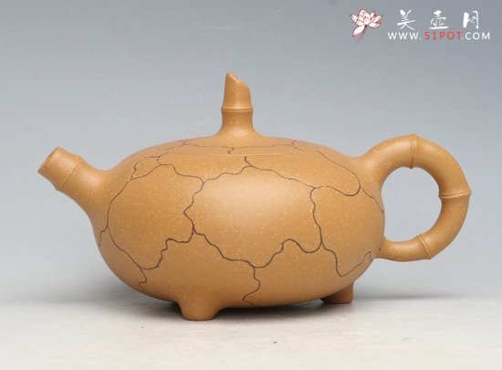 紫砂壶图片：坚竹 - 宜兴紫砂壶网