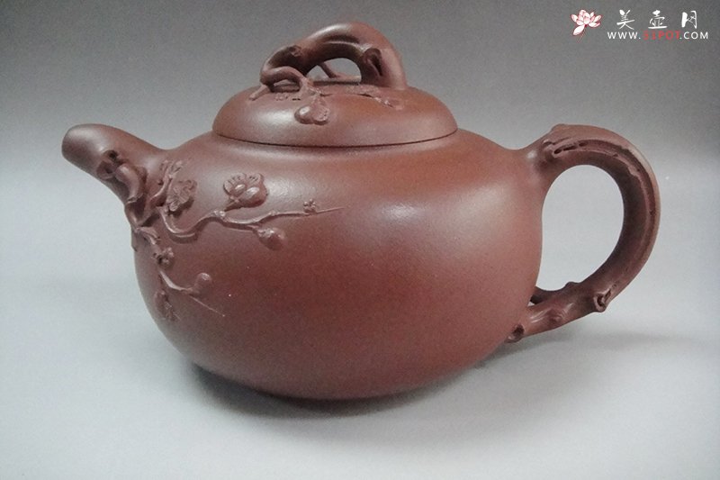 紫砂壶图片：金梅祝福 - 宜兴紫砂壶网