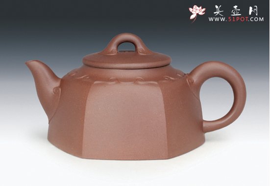 紫砂壶图片：六方如意 - 宜兴紫砂壶网