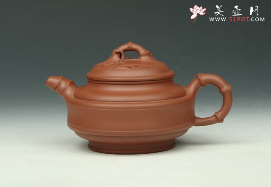 紫砂壶图片：竹鼓 - 宜兴紫砂壶网