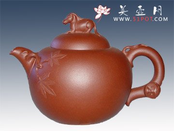 紫砂壶图片：马上封侯 - 宜兴紫砂壶网