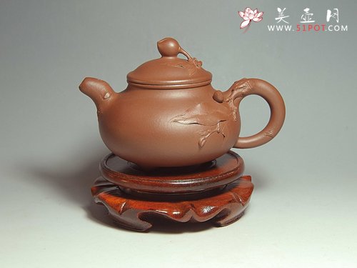 紫砂壶图片：福寿 - 宜兴紫砂壶网