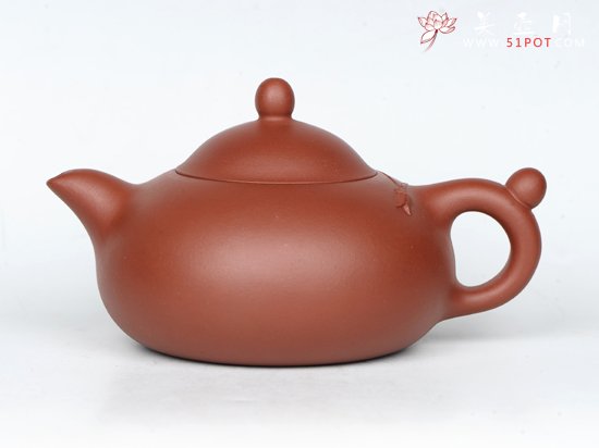 紫砂壶图片：双波玉蝉 - 宜兴紫砂壶网