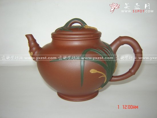 紫砂壶图片：兰花 - 宜兴紫砂壶网