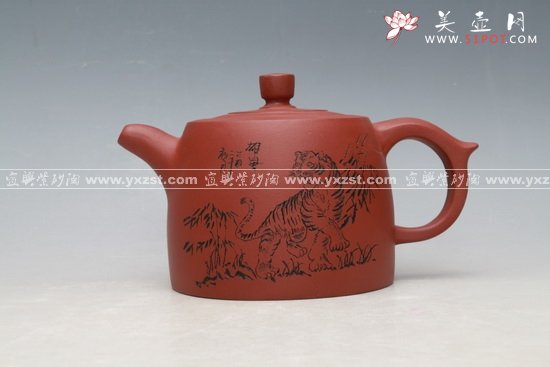 紫砂壶图片：大井栏 390CC - 宜兴紫砂壶网