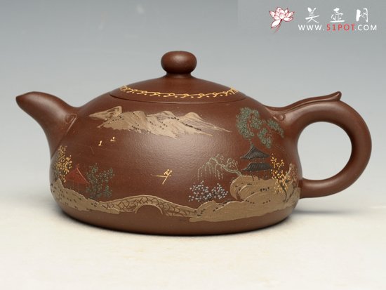 紫砂壶图片：半月 - 宜兴紫砂壶网