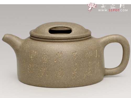 紫砂壶图片：牛盖莲子 - 宜兴紫砂壶网