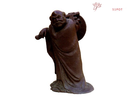 紫砂壶图片：过江罗汉  作者：高级工艺师吴克强 - 宜兴紫砂壶网