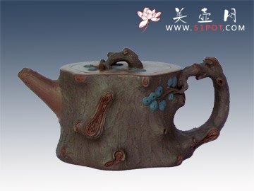 紫砂壶图片：松桩 - 宜兴紫砂壶网