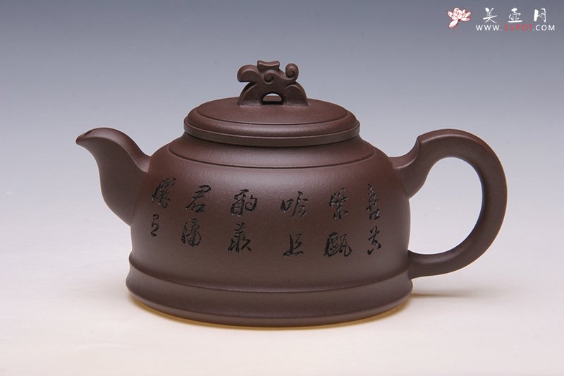 紫砂壶图片：如意玉佩壶 - 宜兴紫砂壶网